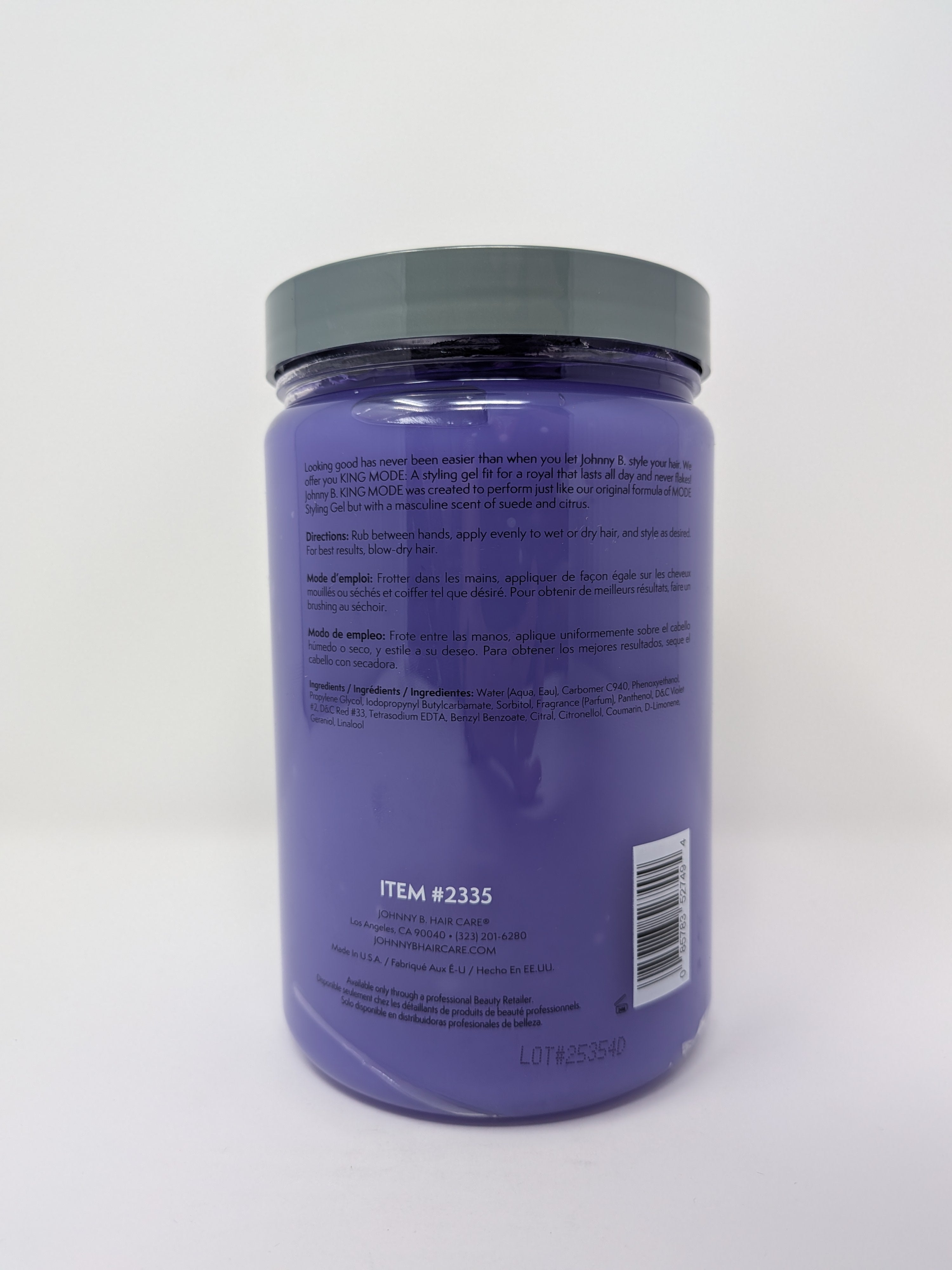 Johnny B King Mode Styling Gel