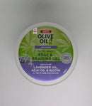 ORS Olive Oil Braidzone Edge & Braiding Gel Infused with Lavender Oil, Acai Oil & Biotin - 8oz