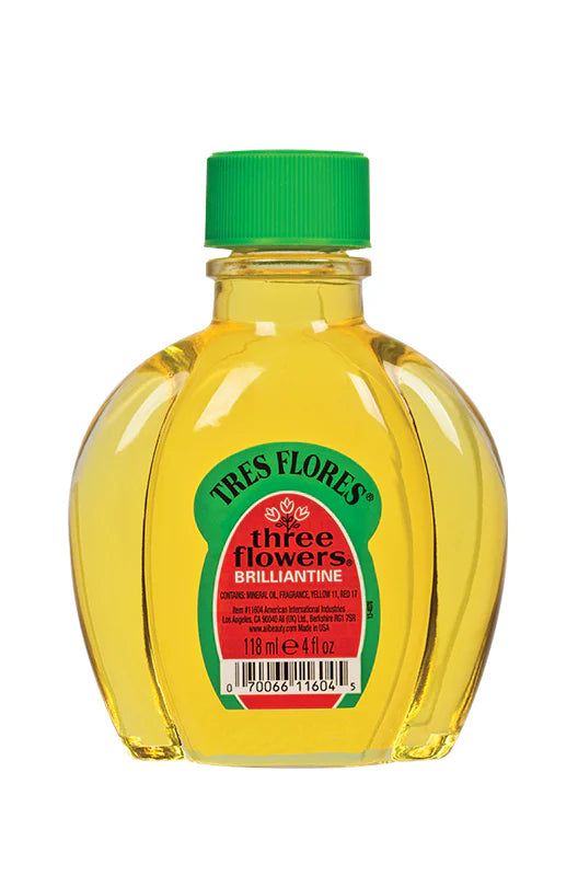 Tres Flores Three Flowers Liquid Brilliantine - 4oz